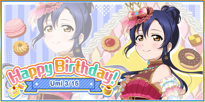 3/15 is Umi’s birthday!